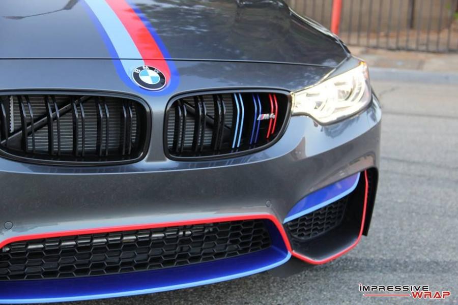 BMW M4 Coupe by Impressive Wrap 2016 года  (фото 3 из 12)